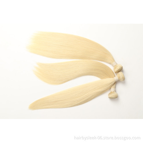 Rebecca 15A Top Best Quality 613 Blonde Straight Weave Raw 100% hair virgin human hair bundles Human Hair Extension Vendors